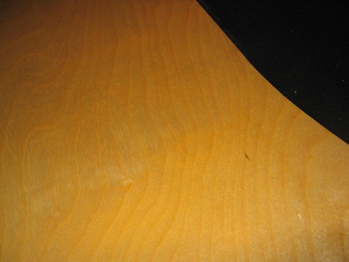 Additional workshop view of sand and varnish the raceway (photo 3) during a DIY poker table build